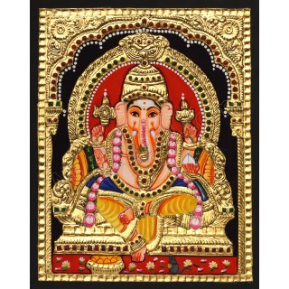 Ganesh Tanjore Painting