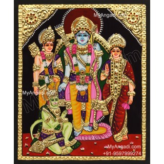 Ram Darbar Tanjore Painting