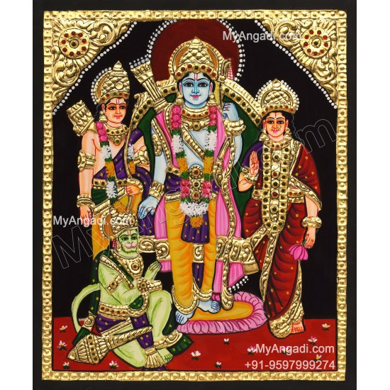 Ram Darbar Tanjore Painting