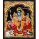 Shivan Family Tanjore Painting