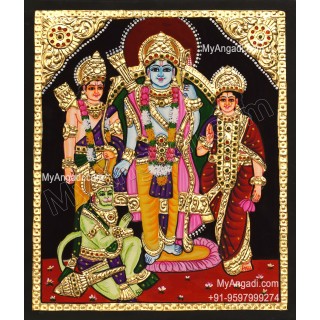 Ram Darbar Tanjore Painting