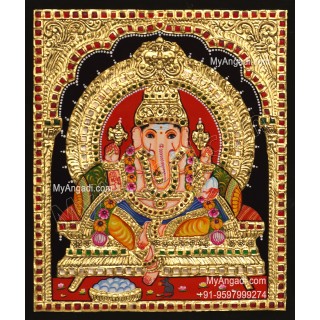 Ganesha Tajore Paintings