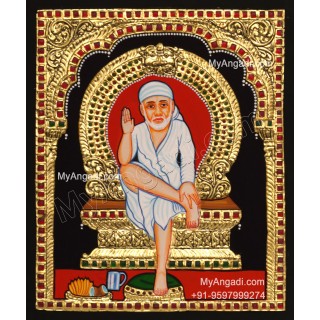 Saibaba Tanjore Painting