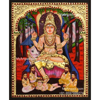 Dakshinamurthi Tanjore Painting