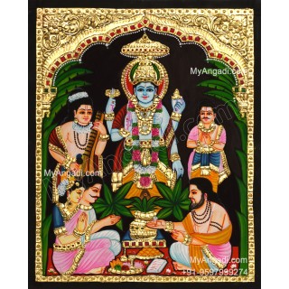 Sathya Narayana Tanjore Painting