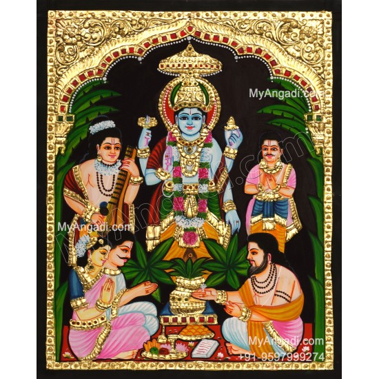 Sathya Narayana Tanjore Painting