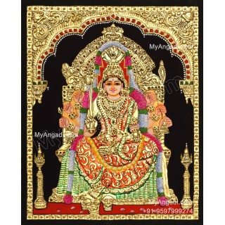 Samayapura Mariamman Tanjore Painting