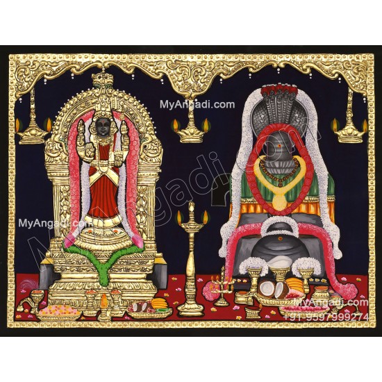 Vaitheeswaran Thaiyal Nayagi Tanjore Painting