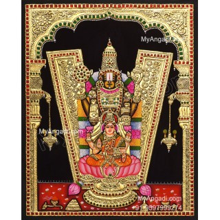 Balaji Lakshmi naamam Tanjore Painting