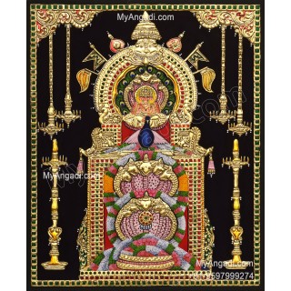 Kukke Subramanya Murugar Tanjore Painting