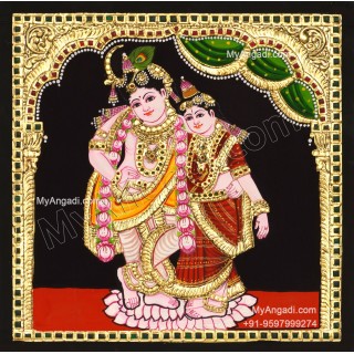 Radha Krishna Tanjore Paintings