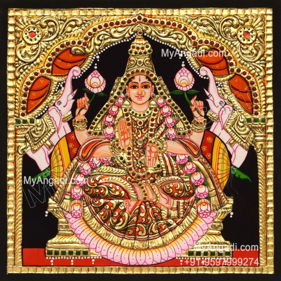 Ashta Lakshmi Tanjore Painting