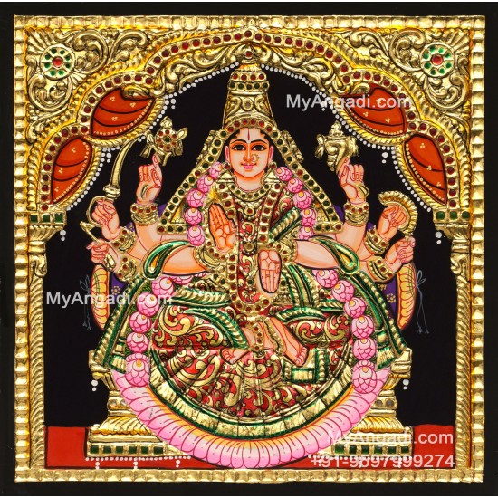 Ashta Lakshmi Tanjore Painting