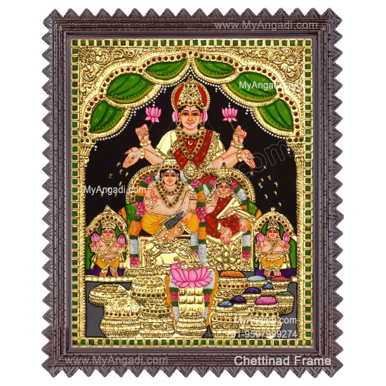 Kuber Lakshmi Tanjore Painting