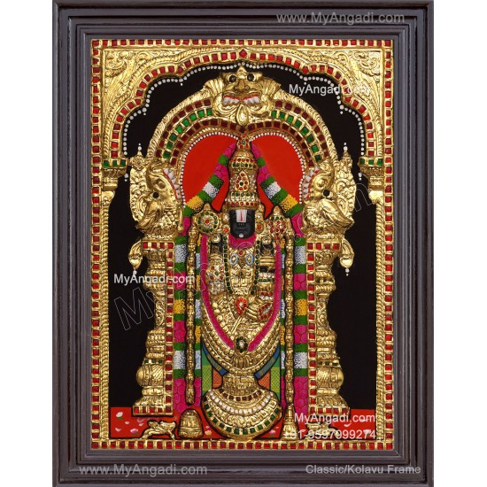 Balaji 3d Tanjore Painting