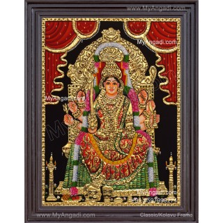 Samayapura Mariamman Tanjore Painting