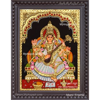 Saraswathi Tanjore Painting