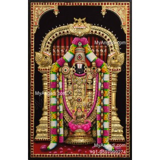 Balaji Lakshmi 3D Tanjore Painting