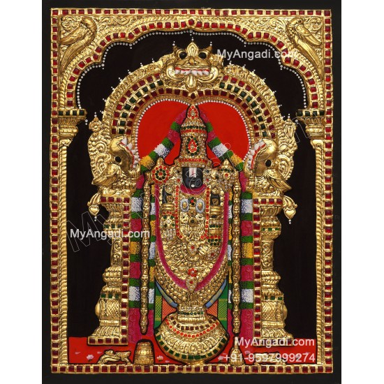3D Balaji Tanjore Painting