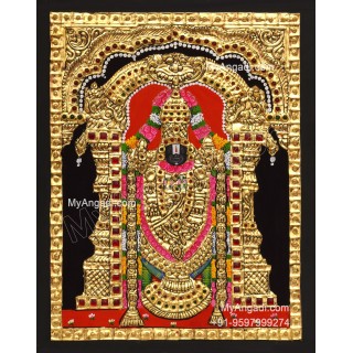 Venkateshwara  Swamy Tanjore Painting