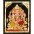 Ganesha Lakshmi  Tanjore Painting