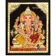 Ganesha Lakshmi  Tanjore Painting