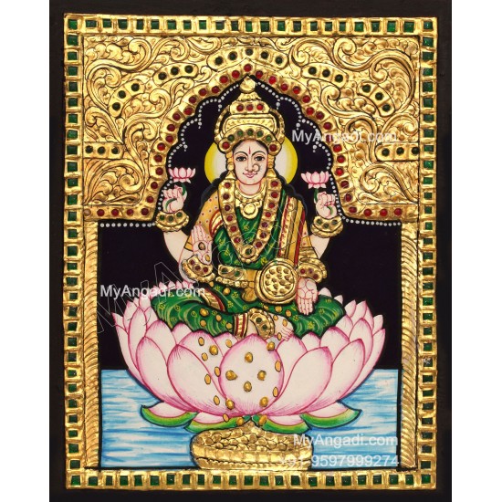 Dhana Lakshmi Ashtlakshmi Tanjore Painting
