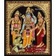 Ram Darbar - Ram with Sita, Hanuman, Lakshmanan  Tanjore Painting