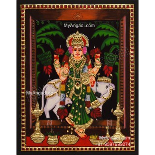 Graha Lakshmi Tanjore Painting