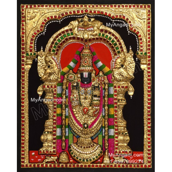 Balaji 3d Tanjore Painting
