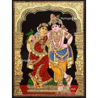 Radha Krishna Tanjore Paintings