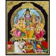Shiva Family Tanjore Painting Shiva Family Tanjore Painting