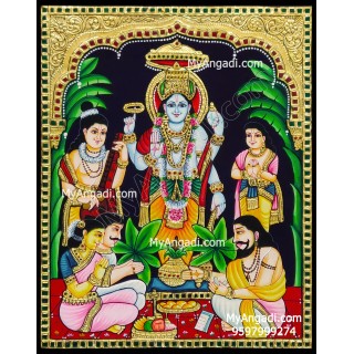 Sathya Narayana Tanjore Painting