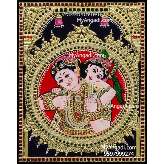 Yasodha Krishna Tanjore Painting