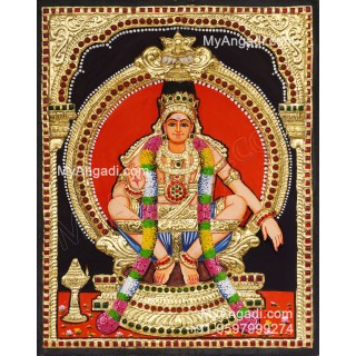 Aiyyappan 3D Tanjore Painting