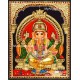 Ganesha 3D Tanjore Painting