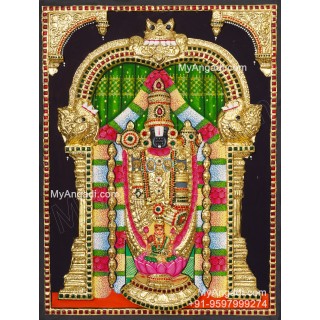 Balaji 3d Tanjore Painting