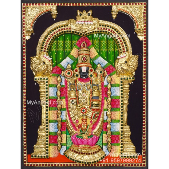 Balaji 3d Tanjore Painting