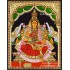 Gajalakshmi 3d Embossed Tanjore Painting