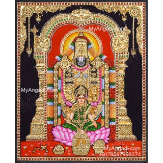 Balaji Lakshmi Tanjore Painting