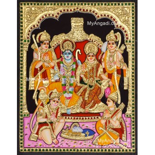 Ram Darbar Tanjore Painting