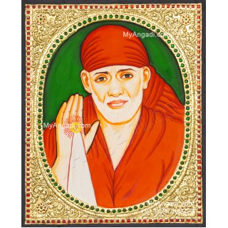 Saibaba Tanjore Painting