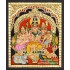 Shiva Family Tanjore Painting - Shiva Parivar