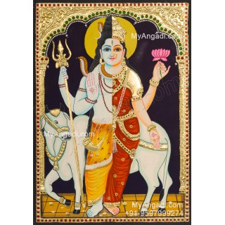 Arthanareeswarar Tanjore Painting