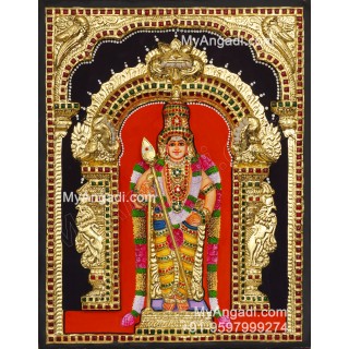 Murugan 3d Tanjore Painting