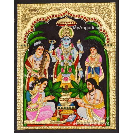 Sathyanarayana Tanjore Painting