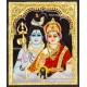 Shivan Parvathi Tanjore Painting