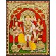 Panchamuga Hanuman Tanjore Painting