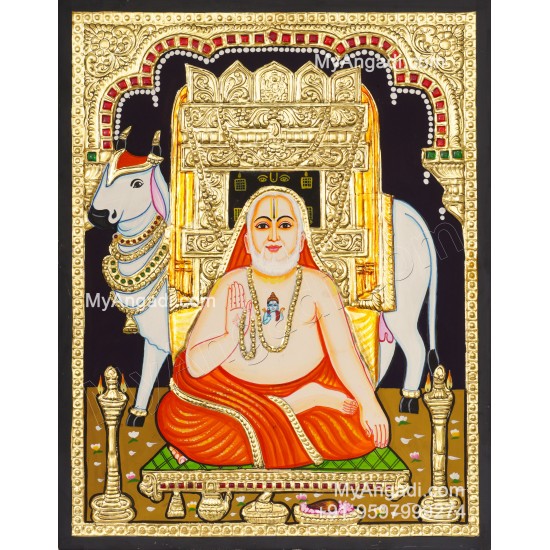 Ragavendra Tanjore Painting, Saint Tanjore Painting