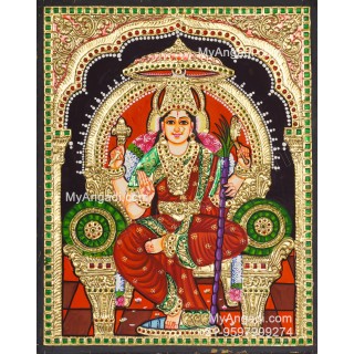 Lalitha Devi Tanjore Painting